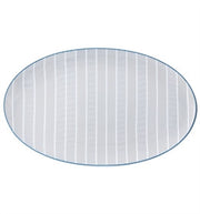 Orquestra Blue Oval Platter By Vista Allegre