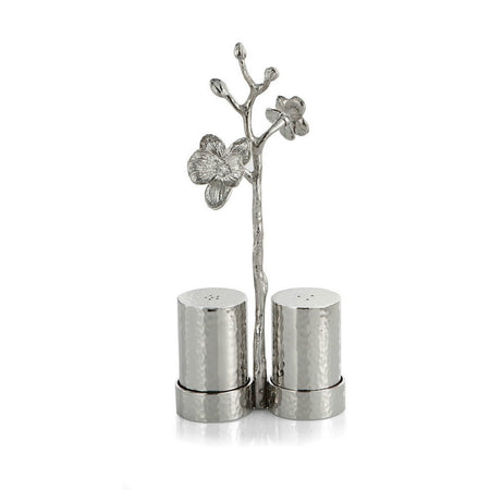 White Orchid Salt & Pepper Set By Michael Aram