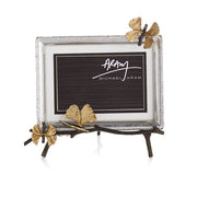 Butterfly Ginkgo 5 x7 Convertible Frame on Easel By Michael Aram