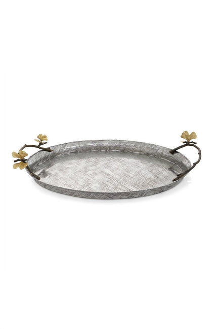 Butterfly Gingko Oval Tray By Michael Aram