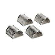 Hammertone Napkin Ring Set of 4 By Michael Aram