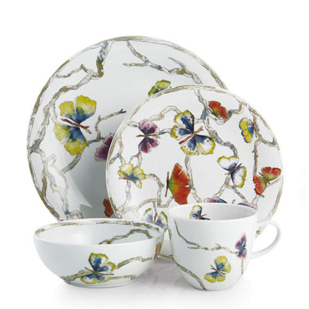Butterfly Gingko Dinnerware 4 Piece Place Setting By Michael Aram