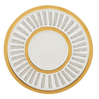 La Rochelle Coupe Accent Plate by Michael Wainwright in Gold & Silver