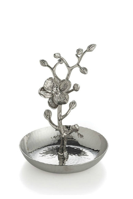 White Orchid Ring Catcher By Michael Aram