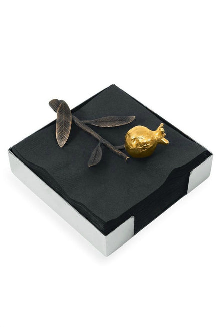 Pomegranate Cocktail Napkin Holder By Michael Aram