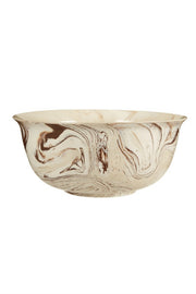 Porcelain Marbelized Bowl By Two's Company