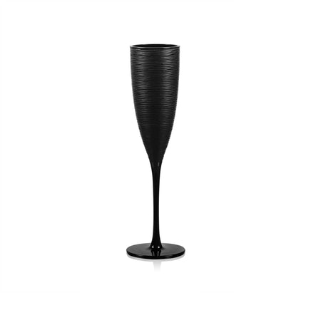 Qualia Artisan Wine & Bar Collection in Black, Set of 4