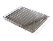 Striped Lucite Challah Board By Apeloig Collection With Knife