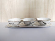 Marble Pattern Serving Pieces