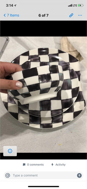 Checkerboard Dinnerware