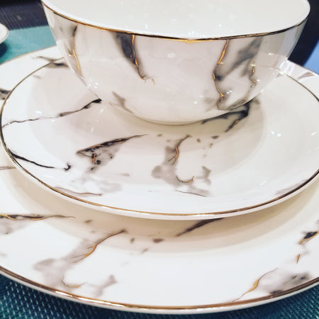Marble Dinnerware 18 Piece
