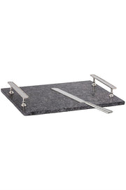Granite Challah Board With Knife By Classic Touch