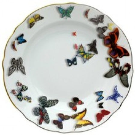 Butterfly Parade By Christian Lacroix for Vista Allegre Rim Soup Bowl