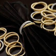 Deco Twist Napkin Jewels By L'Objet, Set of 4