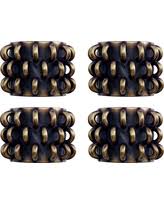 Tulum Napkin Jewels By L'Objet, Set of 4