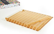 Striped Lucite Challah Board By Apeloig Collection With Knife