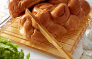 Striped Lucite Challah Board By Apeloig Collection With Knife