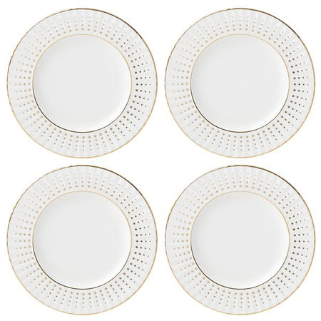 Golden Waterfall By Lenox 4 Piece Tidbit Plate Set