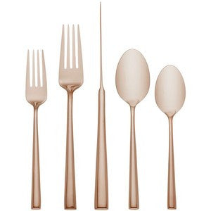 Malmo Rose Gold By Kate Spade Flatware 5PPS