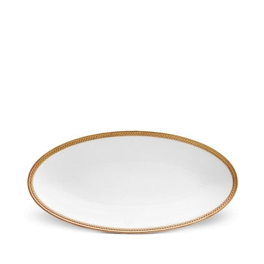 Soie Tresse`e Small Oval Platter By L'Objet