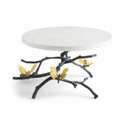 Butterfly Gingko Cake Stand with Spoon By Michael Aram