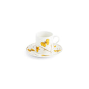 Butterfly Gingko Gold Demitasse Set of 4 By Michael Aram