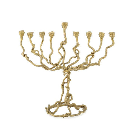 Wisteria Gold Menorah By Michael Aram
