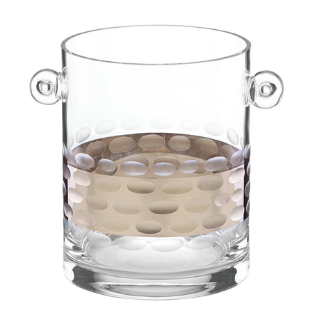 Truro Glass Ice - Bucket By Michael Wainwright with Ice tongs