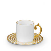 Perlee Espresso Cup and Saucer By L'Objet