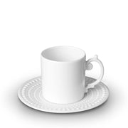 Perlee Espresso Cup and Saucer By L'Objet