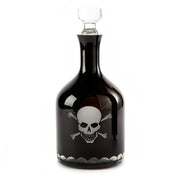 Two's Company Skellington Skull and Crossbones Decanter