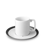 Soie Tresse`e (Braid)  Espresso Cup & Saucer By L'Objet